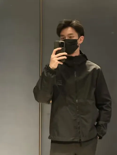 Louis Vuitton/Louis Vuitton leather stamp logo dark pattern jacquard double-sided jacket